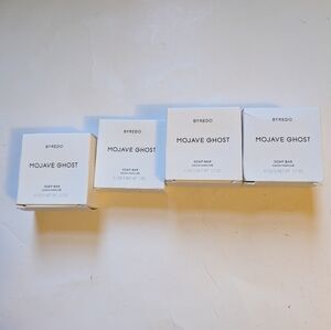NEW Byredo Mojave Ghost Scented Soap Bar Bath Shower Cleanser 4 pieces